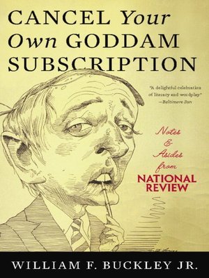 cover image of Cancel Your Own Goddam Subscription